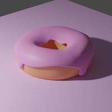 donut çeşitli homer ciambelle beignets donuts süs gıda simpson 3d print model - Mito3D