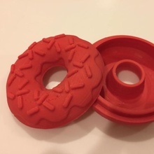 donut-box verschiedene donuts Deckel 3d print model - Mito3D