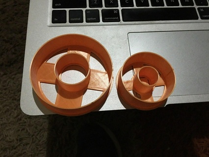 donut cutters cutter donuts circular 3d print model - Mito3D
