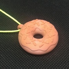 donut kolye takı donuts çörek 3d print model - Mito3D