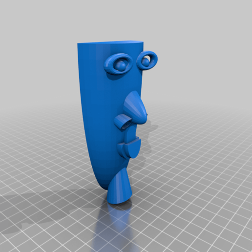 doodle via tinkercad art sculptures 3D print model - Mito3D