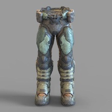 doom 2016 doomguy jambes portable de la partie divers éternelle armure costume le cosplay l'enfer chevalier doomslayer slayer guy démon casque torse jambe jupe bottes 3d print model - Mito3D