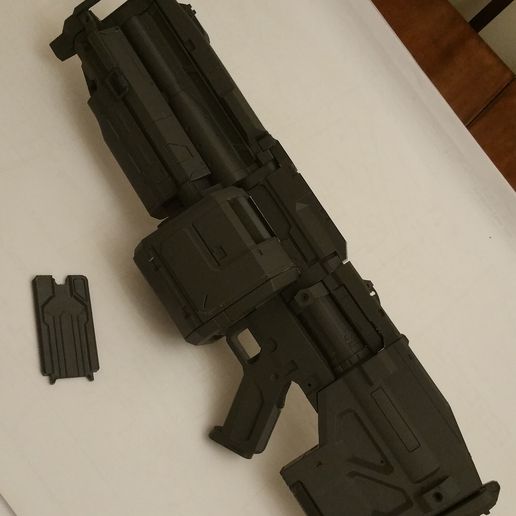 desgraça 2016 pesado assalto rifle cara assassino 3D print model - Mito3D