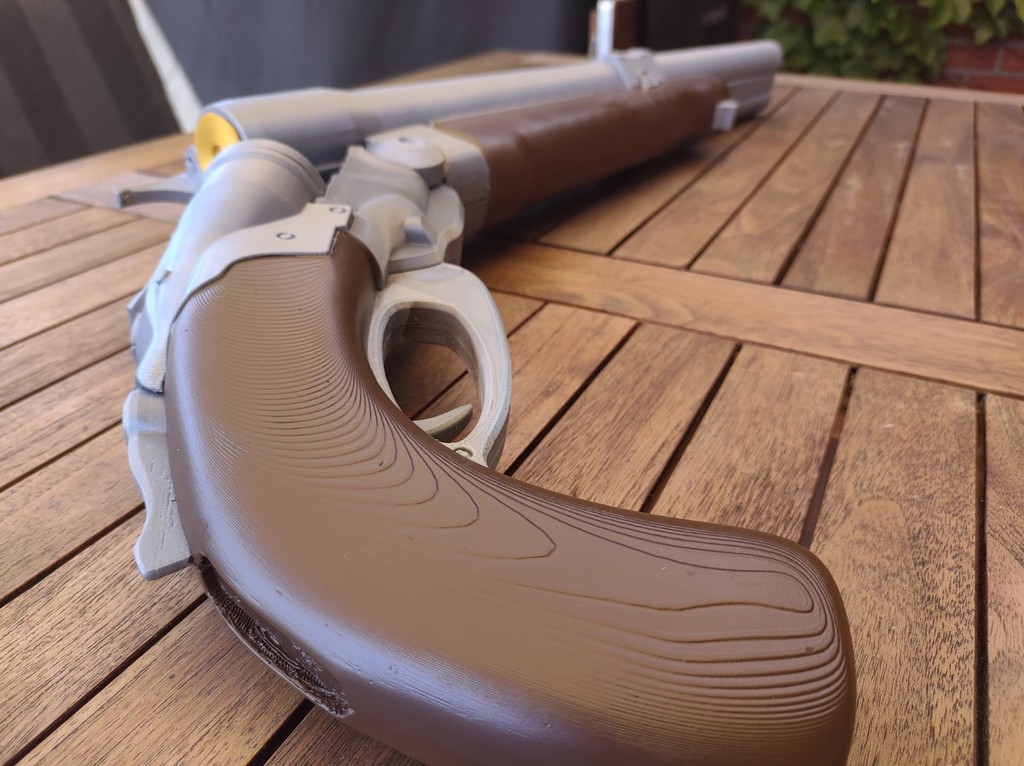 kıyamet 2016 Süper pompalı tüfek gelişmiş ölçekli adamı avcı kostüm 3D print model - Mito3D