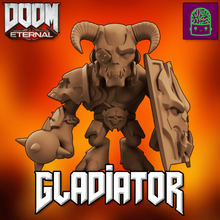 doom eternal gladiator collectible figurine high res custom model game doomslayer video fanart slayer toy pop funko 3d print model - Mito3D