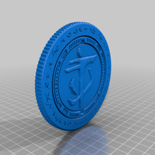 doom eternal praetor suit token art coins badges 3d print model - Mito3D