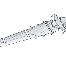 Untergang ewig Schwert Degen druckbar Spiel Spiele Video 3d print model - Mito3D
