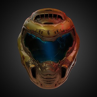 condamner gars casque cosplay 3d impression modèle condamner cosplay vidéo Jeu impression casque haute poly doomguy miniature cosplayeur enfer Bethesda condamner ethernal imprimable soldat 3d print model - Mito3D