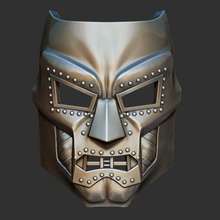 doom Maske Helm marvel 3d-Druck Modell Kunst Eisen 3d print model - Mito3D