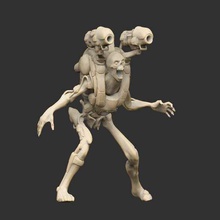 doom revenant posed detailed resin art sculptures revenant doom 4 doom 2016 doom 3d print model - Mito3D
