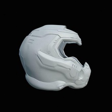 doom slayer helmet game cosplay mask 3d print model - Mito3D