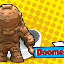 doomed marine game toy slayer doom 4 doomguy 3d print model - Mito3D