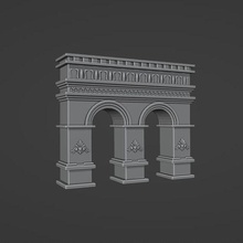 door 1 architecture games 3d printer art render 3d print model - Mito3D