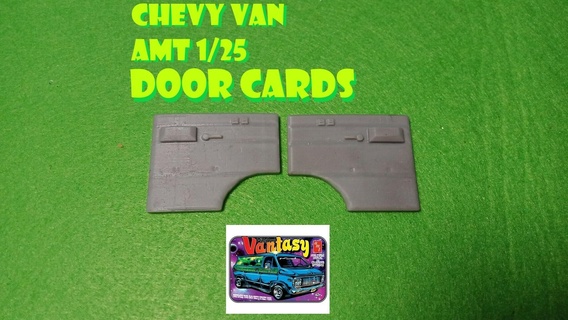 kapı kartları chevy kamyonet amt 1 25 Chevrolet model kiti transkit iç 3d print model - Mito3D