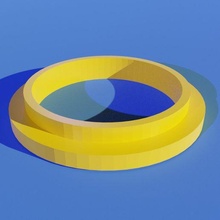 puerta cilindro collar anillo espaciador piezas repuesto 3d print model - Mito3D