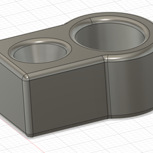 door handle bumper buffer 3d print model - Mito3D