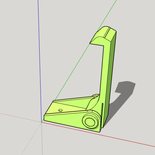 gancho bloquear 3D print model - Mito3D