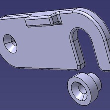 porta gancho 3d print model - Mito3D
