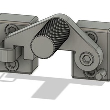 door lock 8mm grooved profile doors tool groove a20t geeetech 3d printer 3d print model - Mito3D