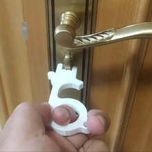 puerta abrelatas llave anillo balancín covid 19 artilugio puertas COVID herramientas coronavirus 3d print model - Mito3D