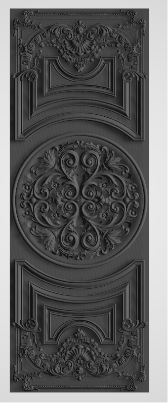 door panel - art diy carpentry cnc sculpture 3D print model - Mito3D