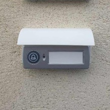 doorbell cover awning home toit sonnette sonnerie roof protector protection household house holder bell auvent 3d print model - Mito3D