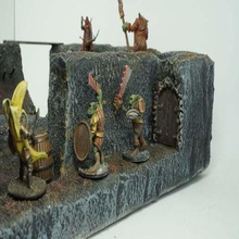 les portes du mdn échelle 28mm divers le miniature tuiles la porte donjons dragons fdm figurine support mural warhammer40k bricolage 3d print model - Mito3D