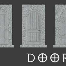 doors role games game dungeons and dragons dyd 3d print model - Mito3D