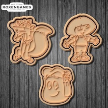 dora friends cookie cutter set 6 home tico swiper boots map backpack stamp cookies cook cithen cutters 3d print model - Mito3D
