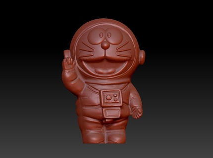 doraemon astronaut 1 3d print model - Mito3D