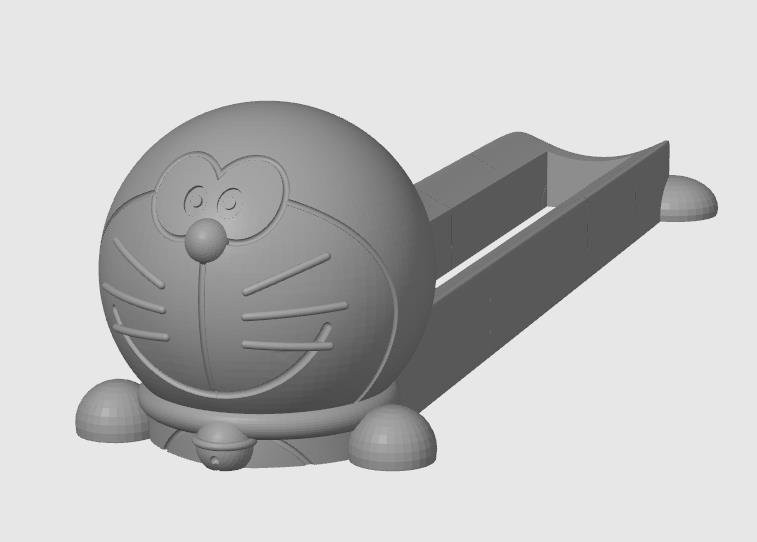 doraemon completare titolare supporto caldo cane salsiccia gancio pancho vettore vettori 3D print model - Mito3D