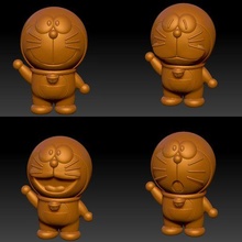 Doraemon expressions 1 4 Jeu 3d print model - Mito3D