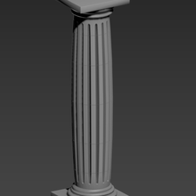 doric column 3d print model - Mito3D