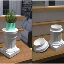 doric pedestal container home decor column 3d print model - Mito3D