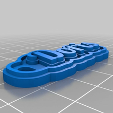 doris angepasst Schlüsselanhänger 3d print model - Mito3D
