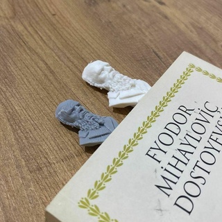 dostoevsky bookmark book 3d print model - Mito3D