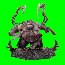 dota 2 - pudge feast abscession game arcana hook butcher 3d print model - Mito3D