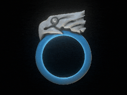 dota 2 - ring aquila collectibles steam jewel accessories printable collection fortuna 3d print model - Mito3D