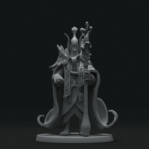 Dota 2 rubick dota2 3dprint minyatürler büyü büyücü sihirbaz 3D print model - Mito3D