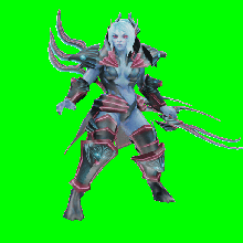 dota 2 - vengeful spirit dreadhawk armor game dota2 venge 3d print model - Mito3D
