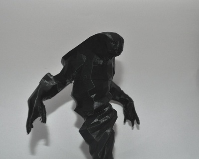 dota 2 morphling posed & cut dota2 figure supportless creatures 3d print model - Mito3D