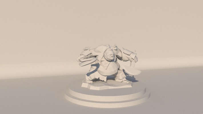 dota 2 kısa şişman kapak buhar navi 3d print model - Mito3D