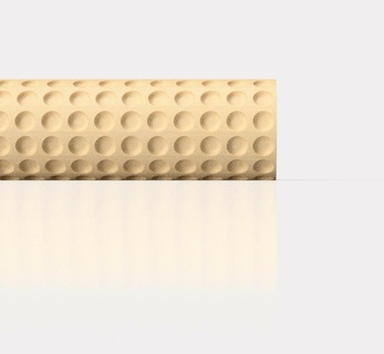 punti bolle struttura rullo polimero argilla orecchini taglierina bot 3d print model - Mito3D