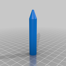 dotting tools pencil toppers 1 - 10 mm tips art tool mandala topper geometric 3d print model - Mito3D