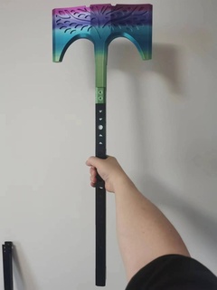 double-edged axe Game double-edged axe axe toy weapon  3d print model - Mito3D
