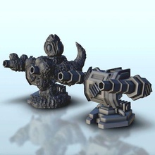 double laser Küçük kule + yerlebir edilmiş versiyon Warhammer 40 000 Bilim kurgu sf 40k star savaşlar lejyon savaş orduları Grimdark yüzleşme oyun rakamlar asker 28mm küçük resimler manzara oyunu 3d print model - Mito3D