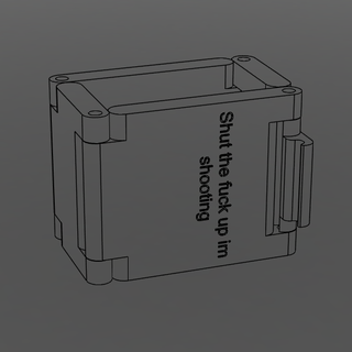 doble alfa daa personalizado cinturón lazo academia ipsc uspsa 3d print model - Mito3D