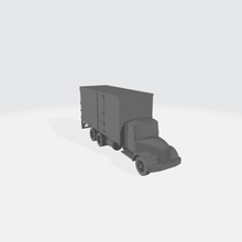 double axle straight truck various box 1955 3d print model - Mito3D