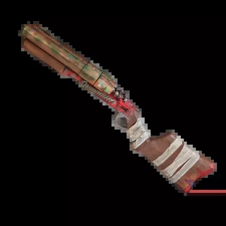 double barrel shotgun rust Game 3d print model - Mito3D