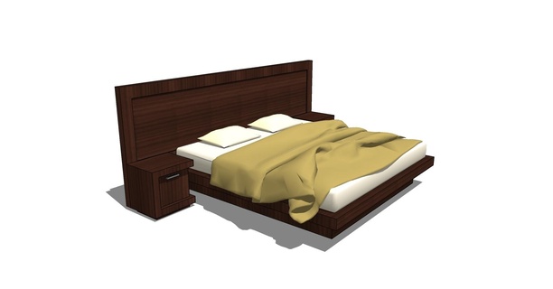Duplo cama cozinha modelo mobília arquitetura Barra frigorífico fogão escala grade Tarja casa Projeto 3d print model - Mito3D